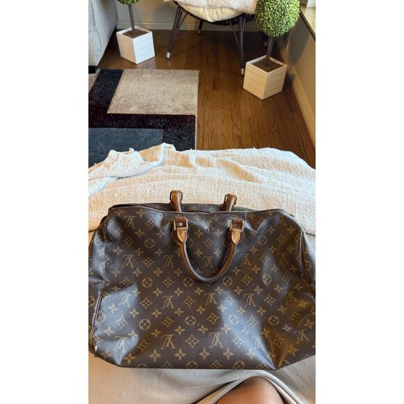 Louis Vuitton Speedy Bandouliere Duffle 35 Brown Canvas Monogram - Picture 1 of 12
